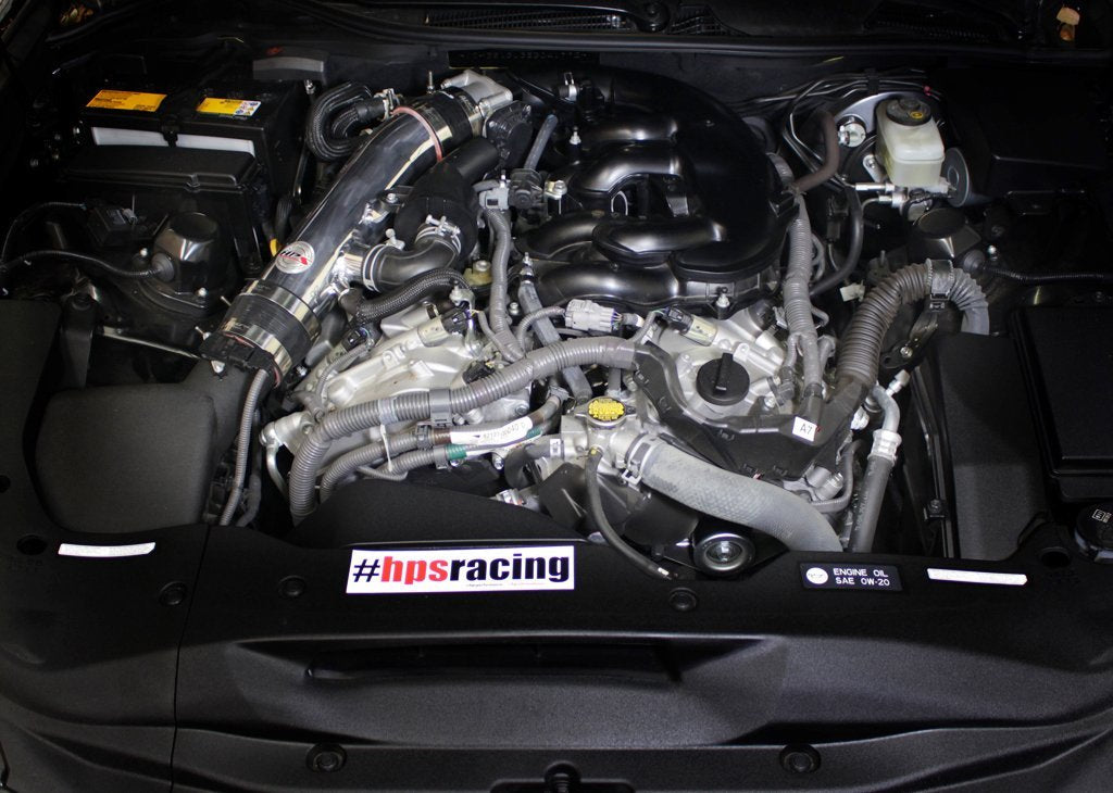 HPS Performance Products HPS Post MAF Air Intake Tube Kit 2015-2019 Lexus RC350 3.5L V6 F-Sport, Polish