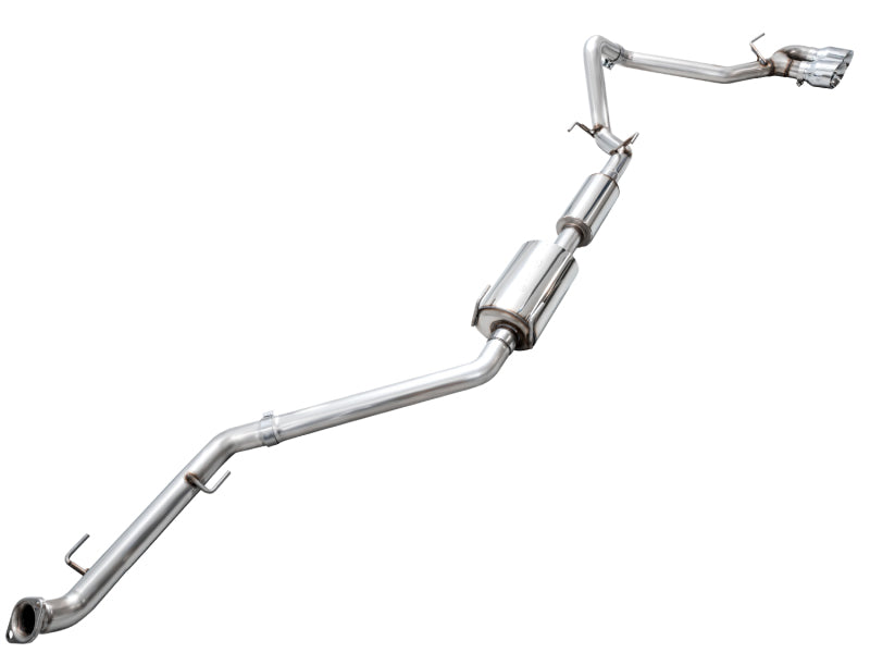 AWE Tuning AWE Exhaust for 4th Gen Toyota Tacoma Dual Chrome Silver Tips 3015-32254