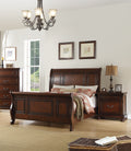 Traditional 3pc Set California King Size Bed & Nightstands