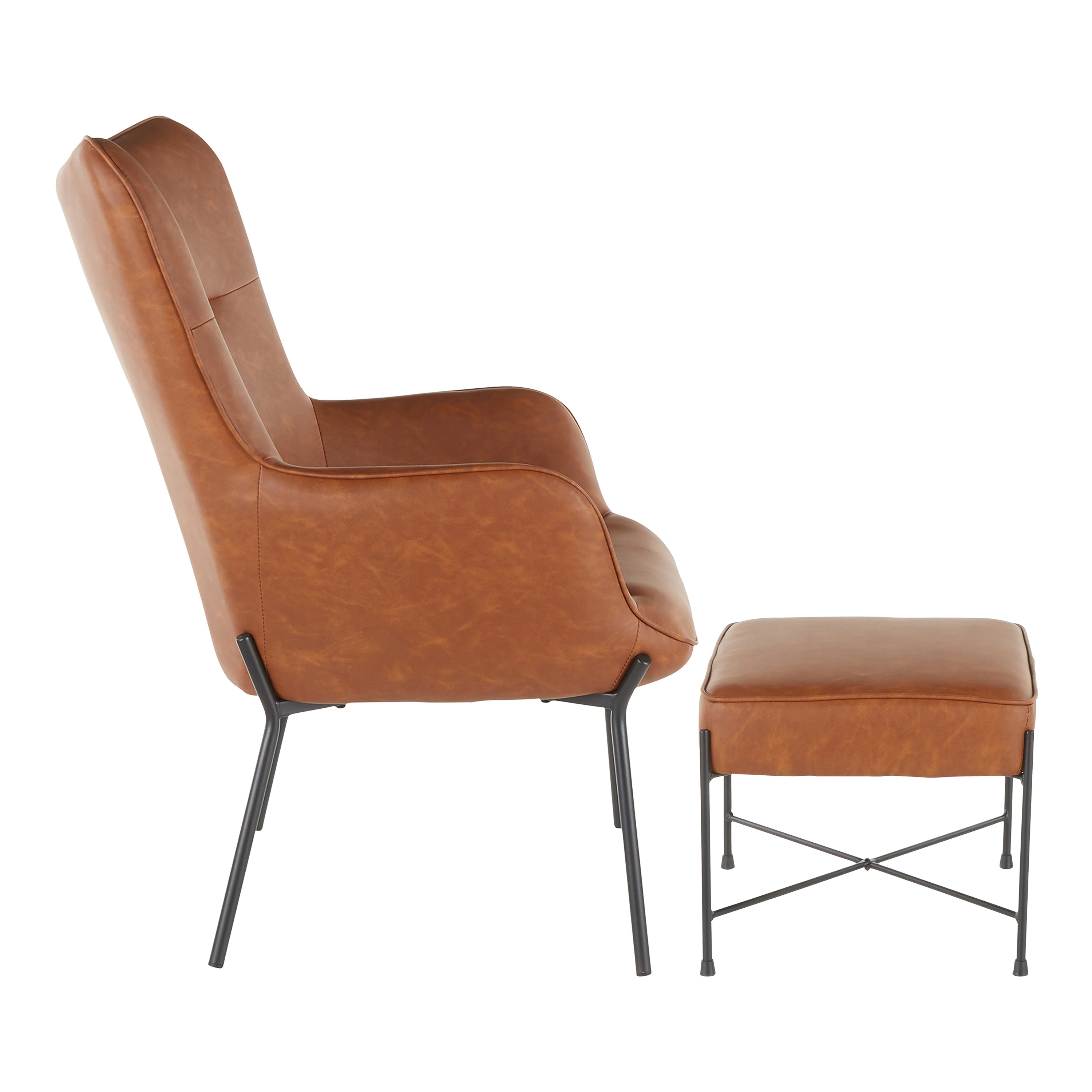 Izzy Lounge Chair and Ottoman Set