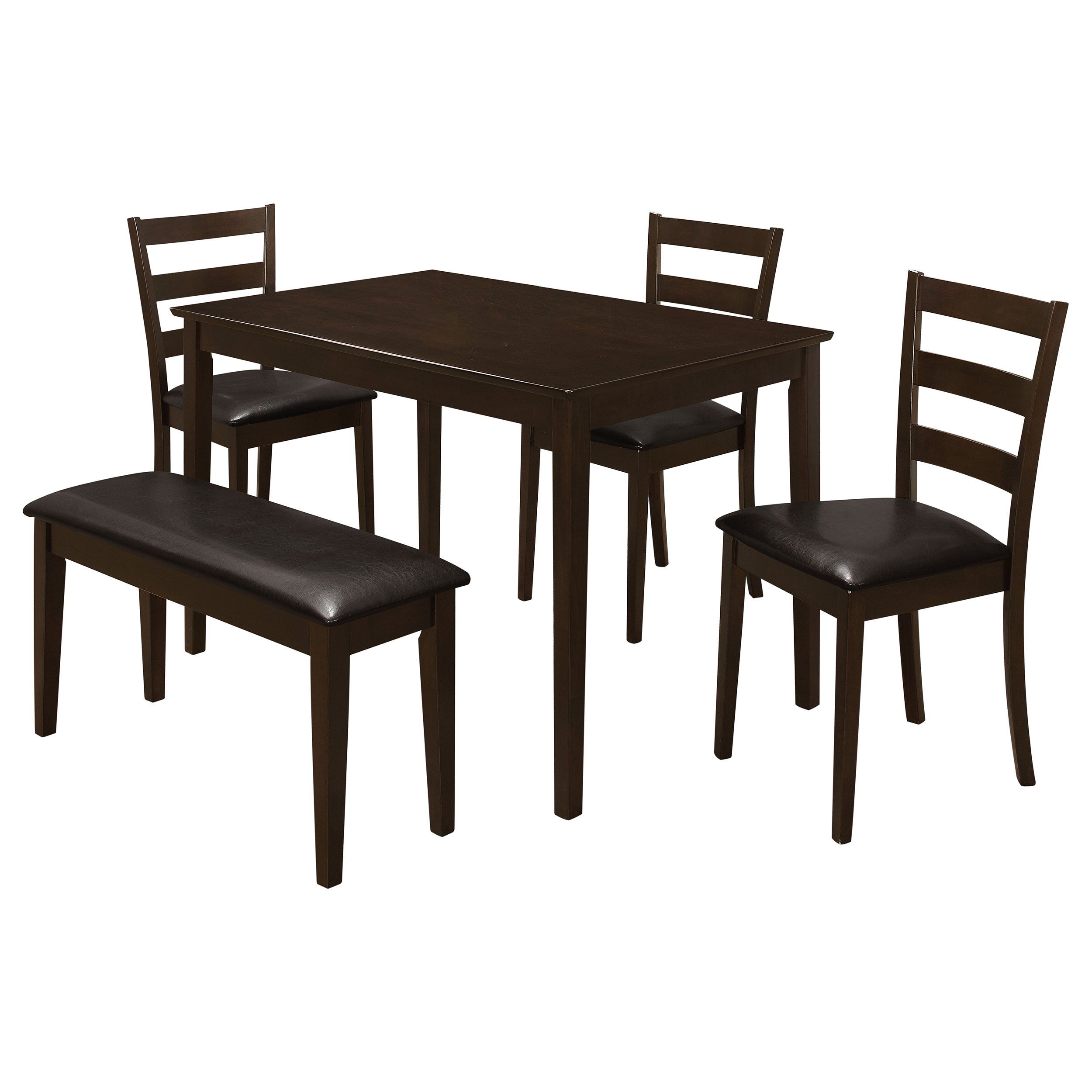 Arvin Cappuccino 5 Piece Dining Set