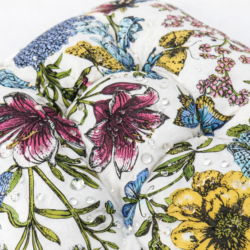 Outdoor Chair Cushions Set of 2 – Botanical Floral Print