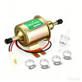 Universal 12V 24V Electric Fuel Pump HEP02A Inline Gasoline Transfer Pump Universal Replacement For Modified Cars Lawn Mower Boat RV