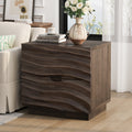 Solid Wood Nightstands, Bedside Table with 2 Drawers