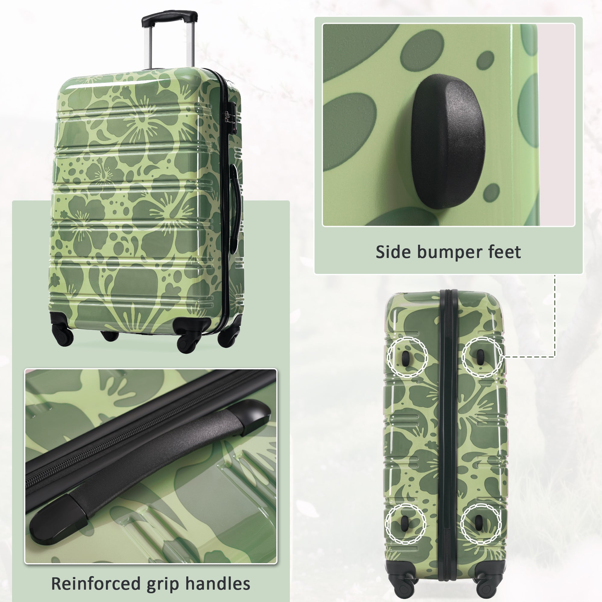 Hardshell Luggage Sets 3 pcs Spinner Suitcase with TSA Lock