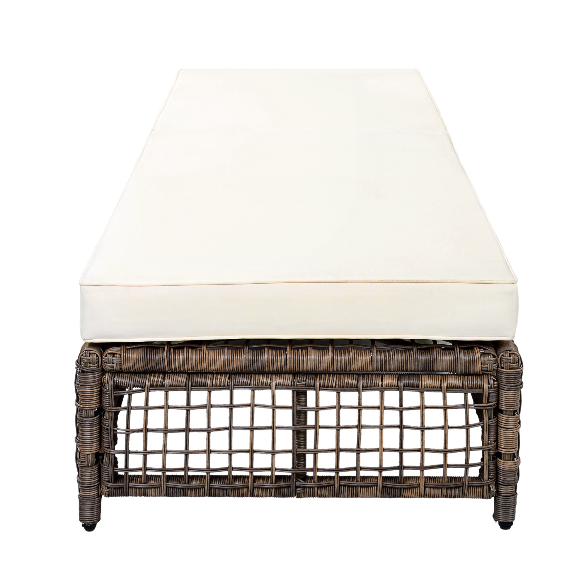 TREXM Outdoor Lounge Chair, Patio Chaise Lounge