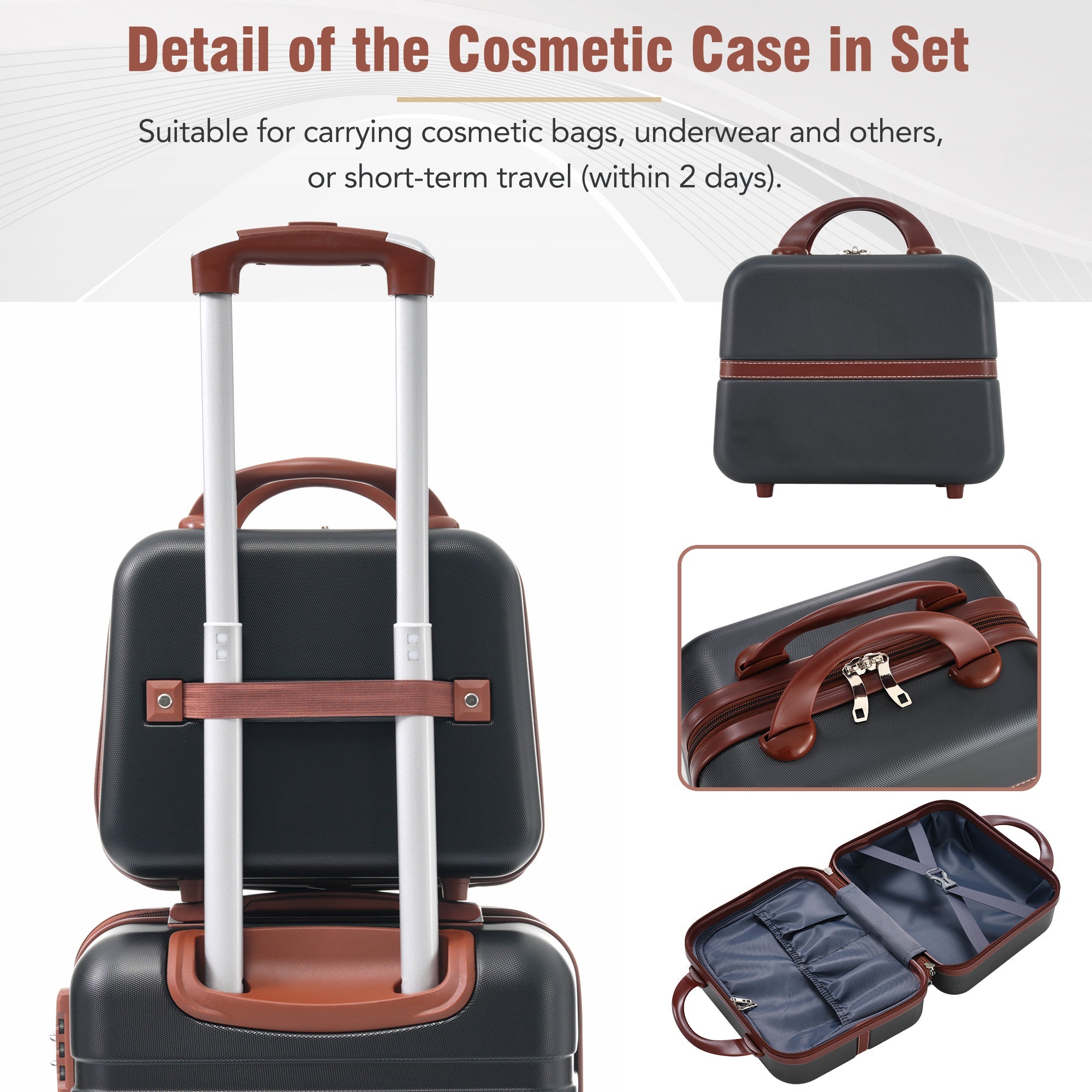 Hardshell Luggage Sets - 3 Pieces with TSA Lock
