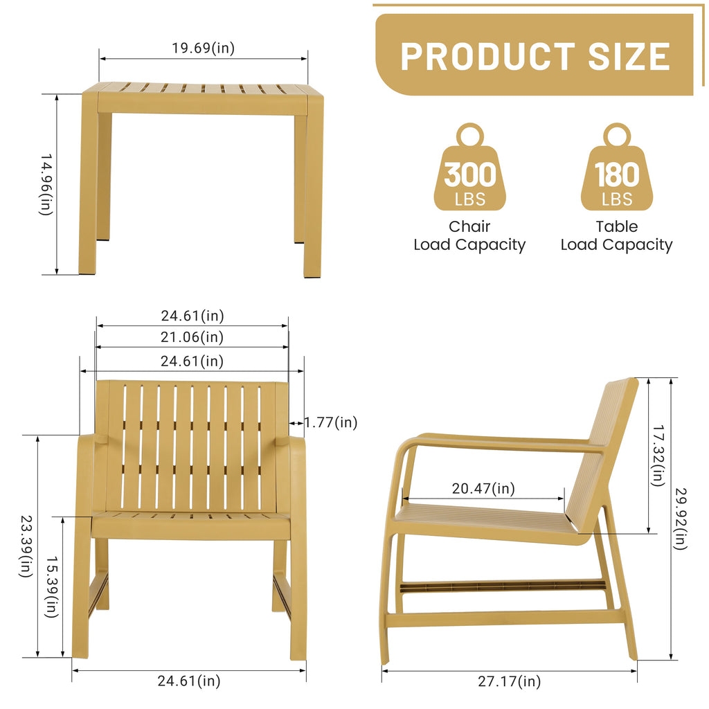 Summer 2-Piece Indoor/Outdoor Furniture Set