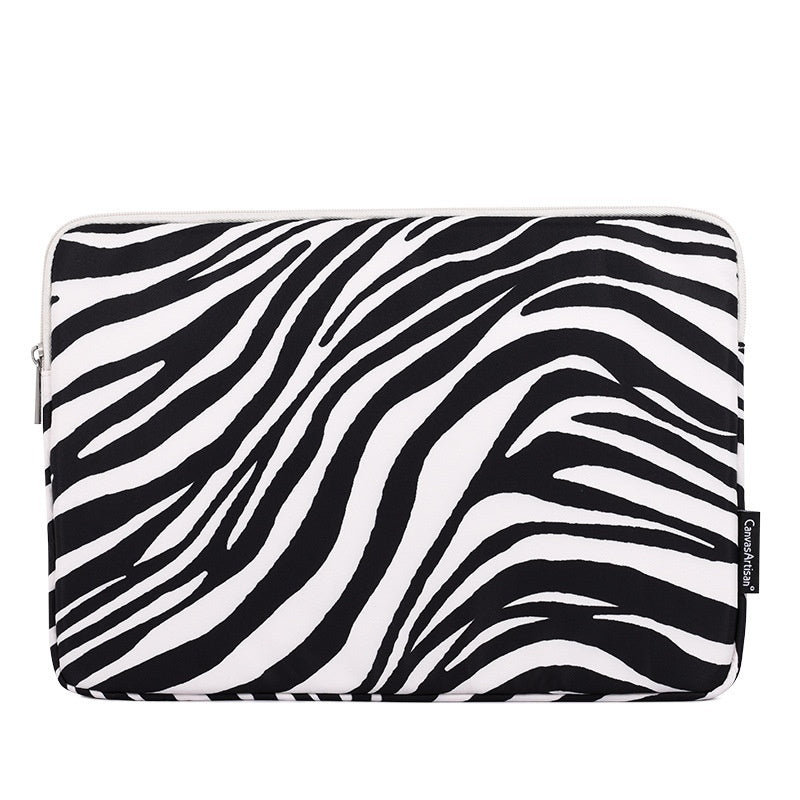 Zebra Pattern Casual Digital Notebook Protective Sleeve