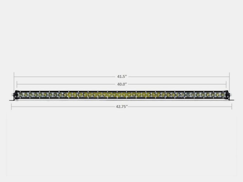 Cali Raised LED Cali Raised 42 Slim Single Row Led Bar CR2315
