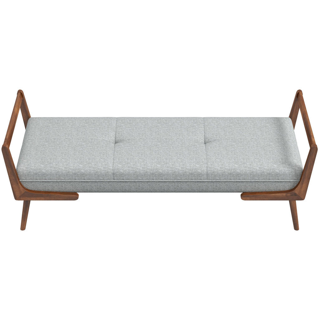 Modern Cora Mid Century Modern Bench