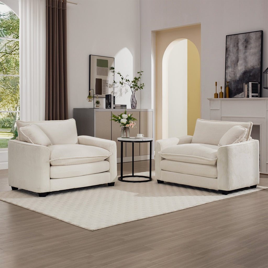 Luxurious and Sophisticated Deep Seated Sofa Set