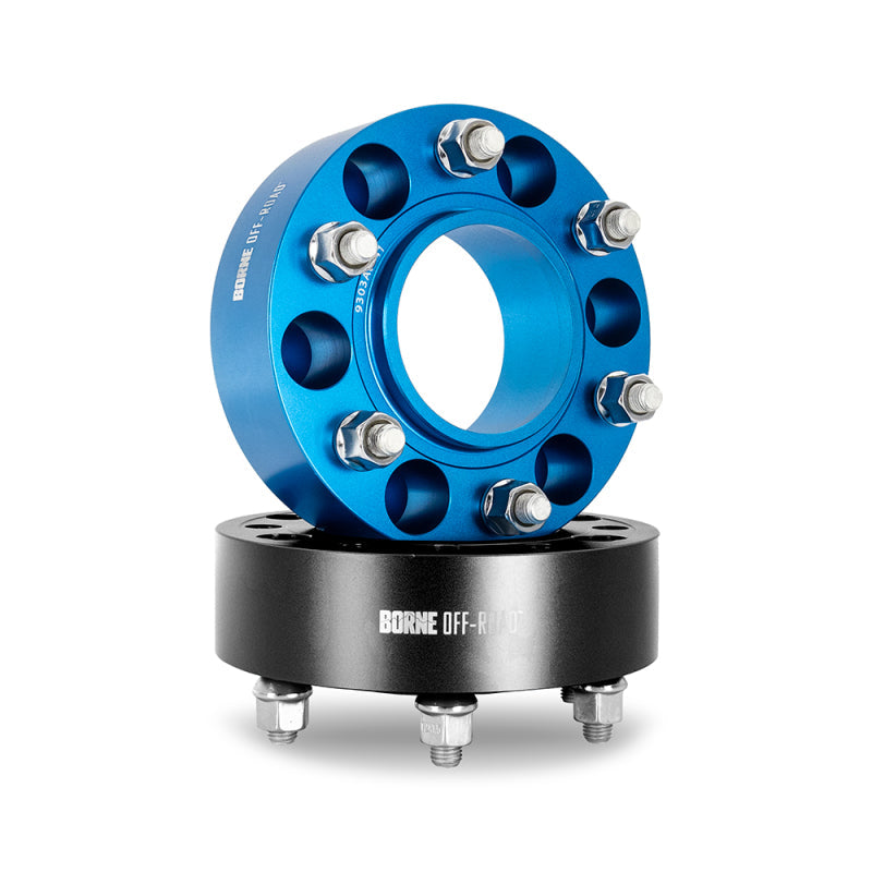Borne Off-Road Wheel Spacers - 6x139.7 - 106 - 30mm - M12 - Blue BNWS-004-300BL