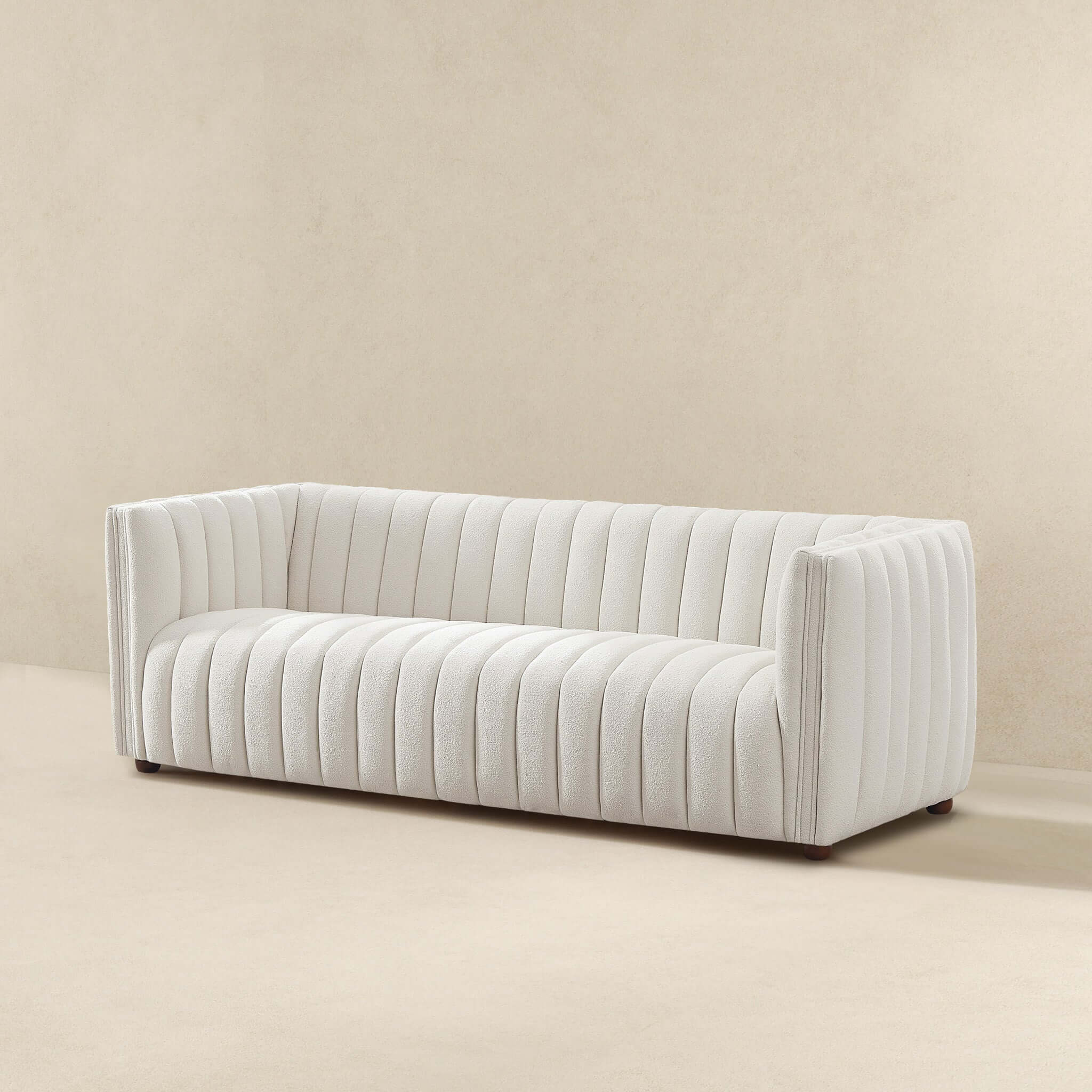 April Mid Century Modern Luxury Tight Back Sofa