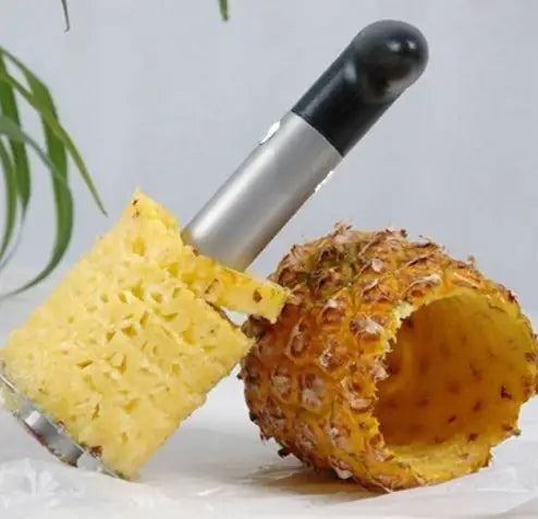 Stainless Steel Pineapple Corer & Slicer – Twist-and-Slice, 201-Grade Blade