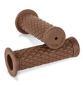 Burly Brand Rubber Diamondback Grips 1in - Brown B16-1003