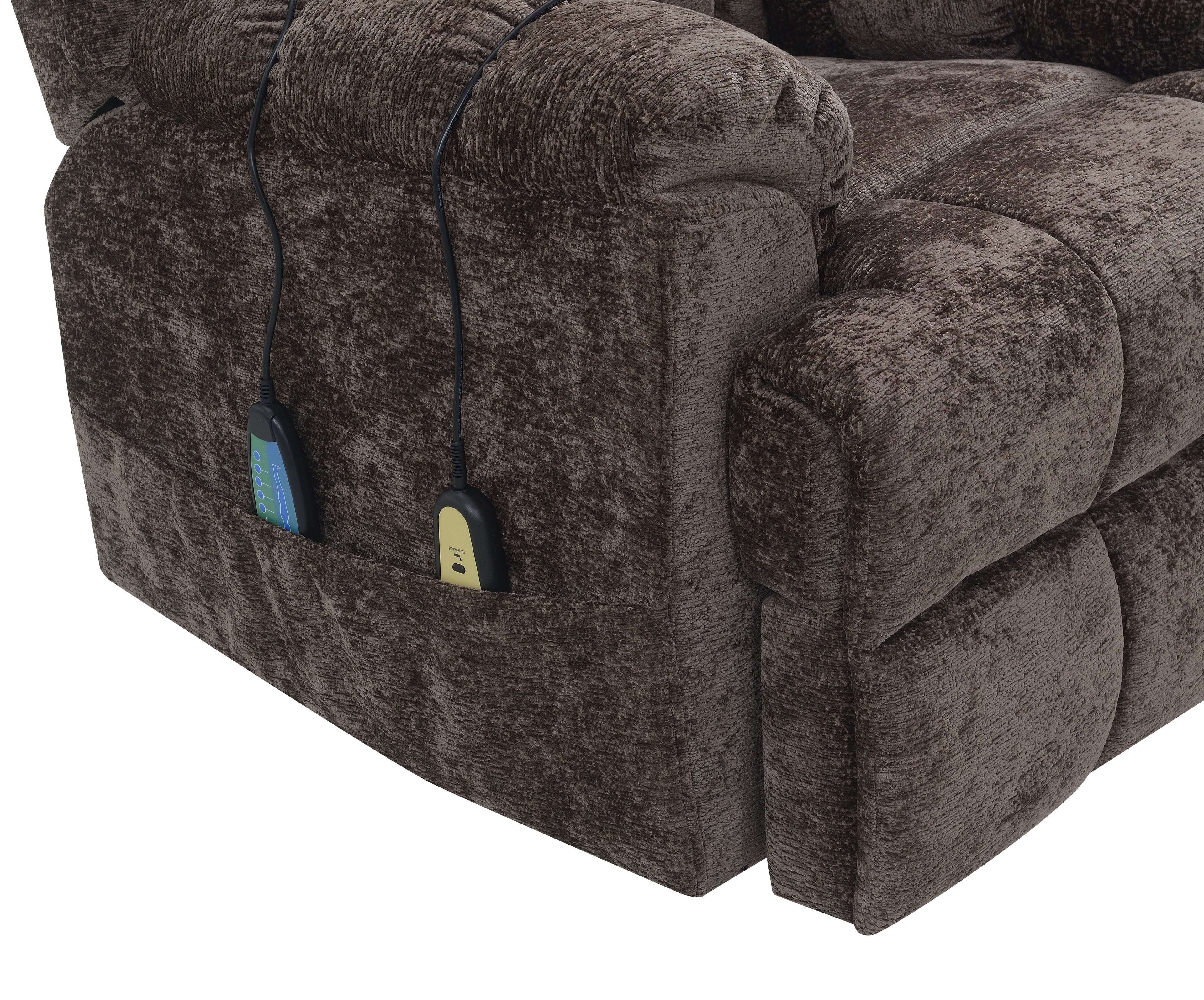 Pacay Chenille Power Motion Recliner