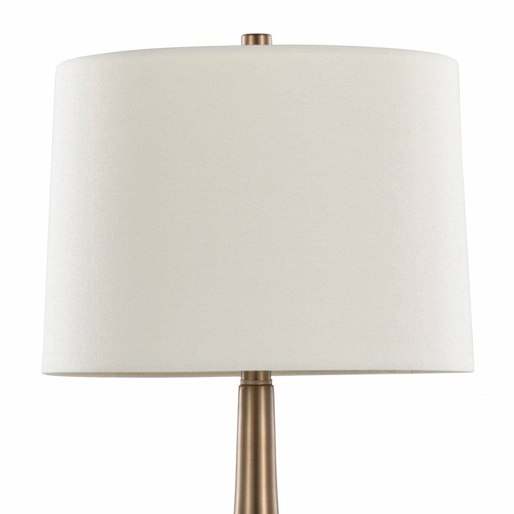 Diana 29" Contemporary Metal Table Lamp in Matte Golden Bronze