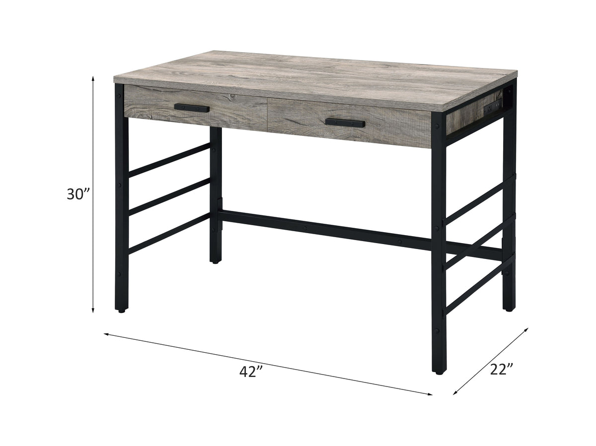 Disho Light Weathered Writing Desk