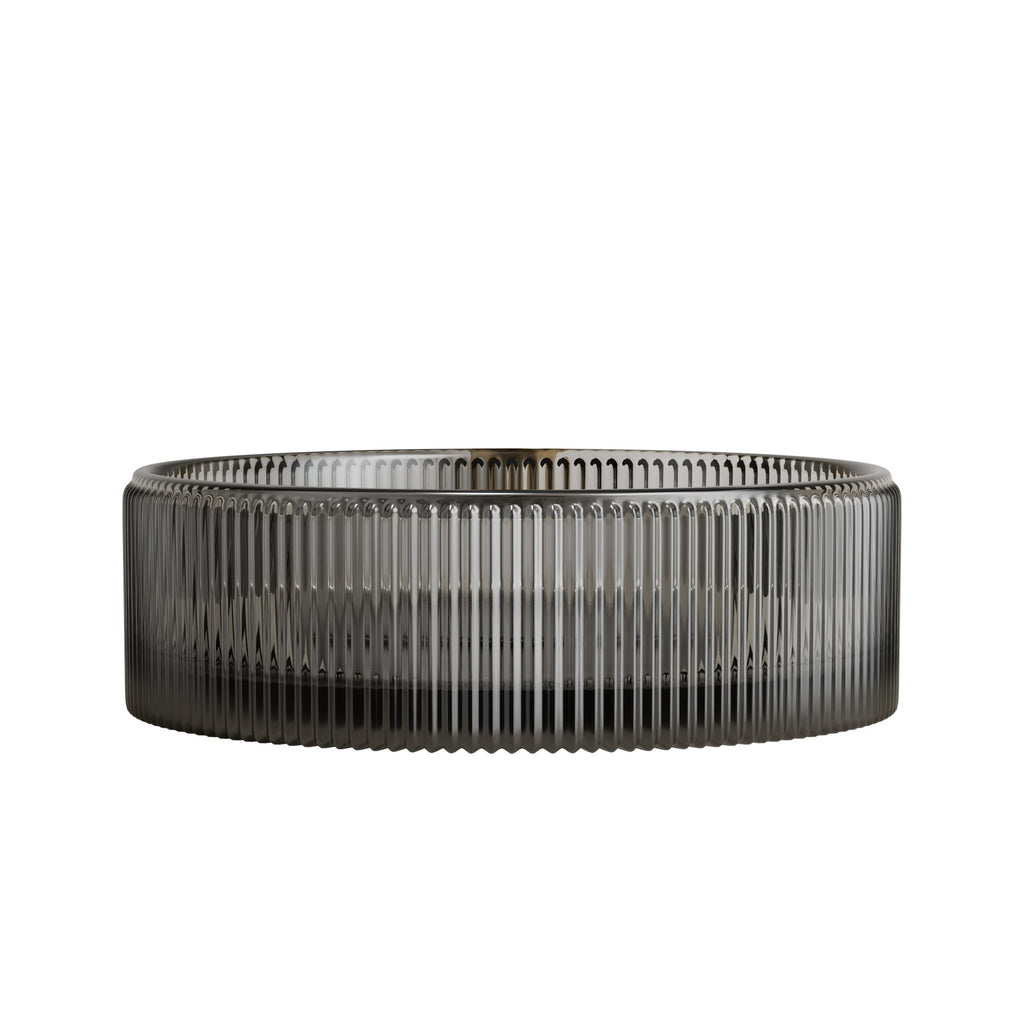 Sonny 16'' Bathroom Round Crystal Glass Sink without Faucet