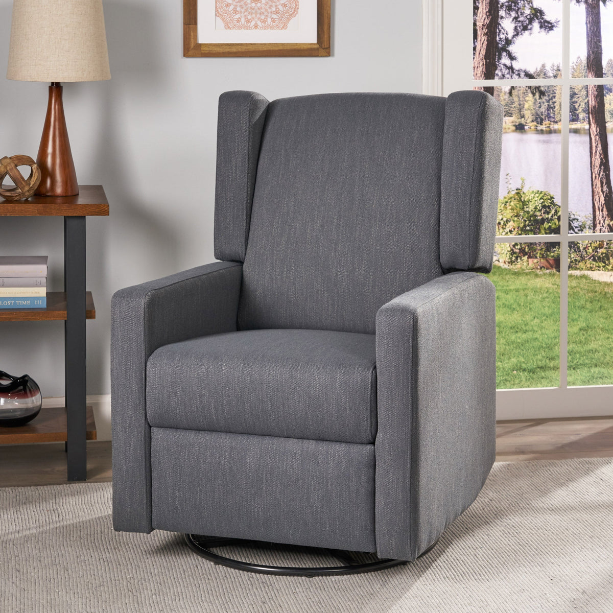Swivel Recliner Chair for Small Spaces