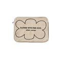 Portable Notebook Liner Bag Embroidery Lady