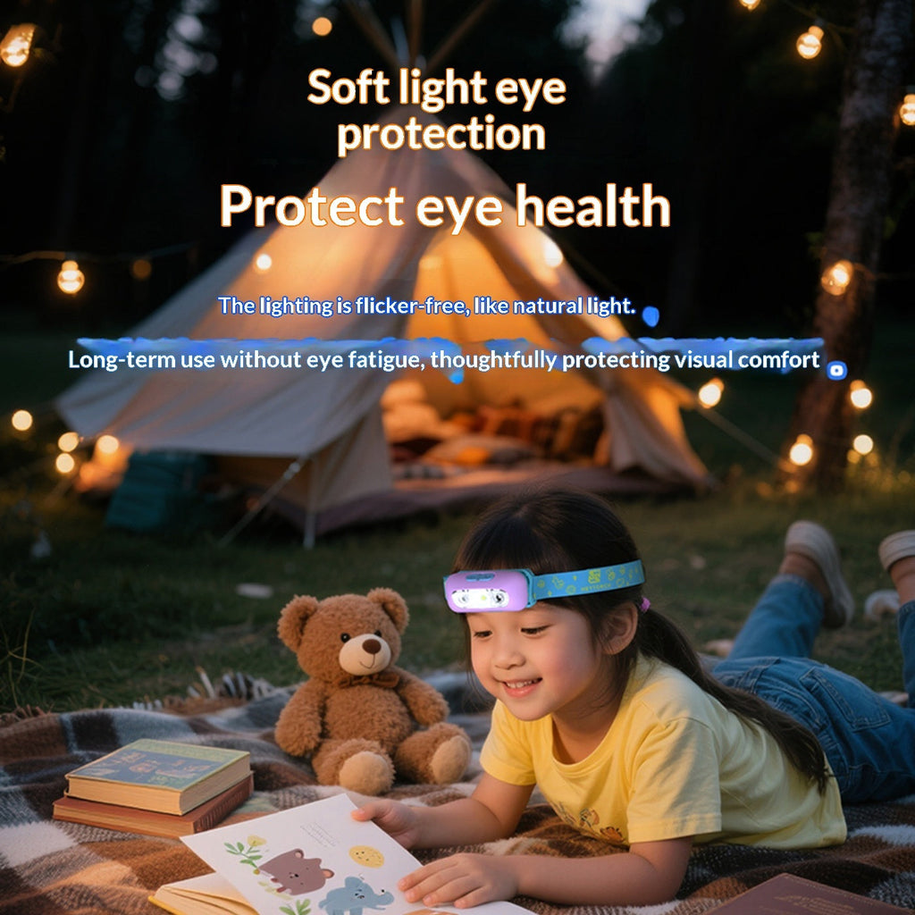 Outdoor Childrens Head-Mounted Lighting Headlamp
