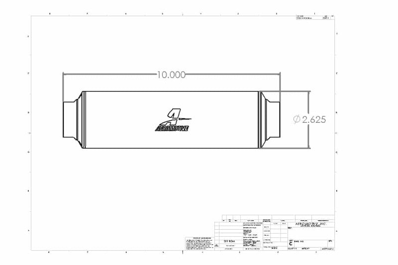 Aeromotive In-Line Filter - AN-16 100 Micron SS Element Extreme Flow 12362