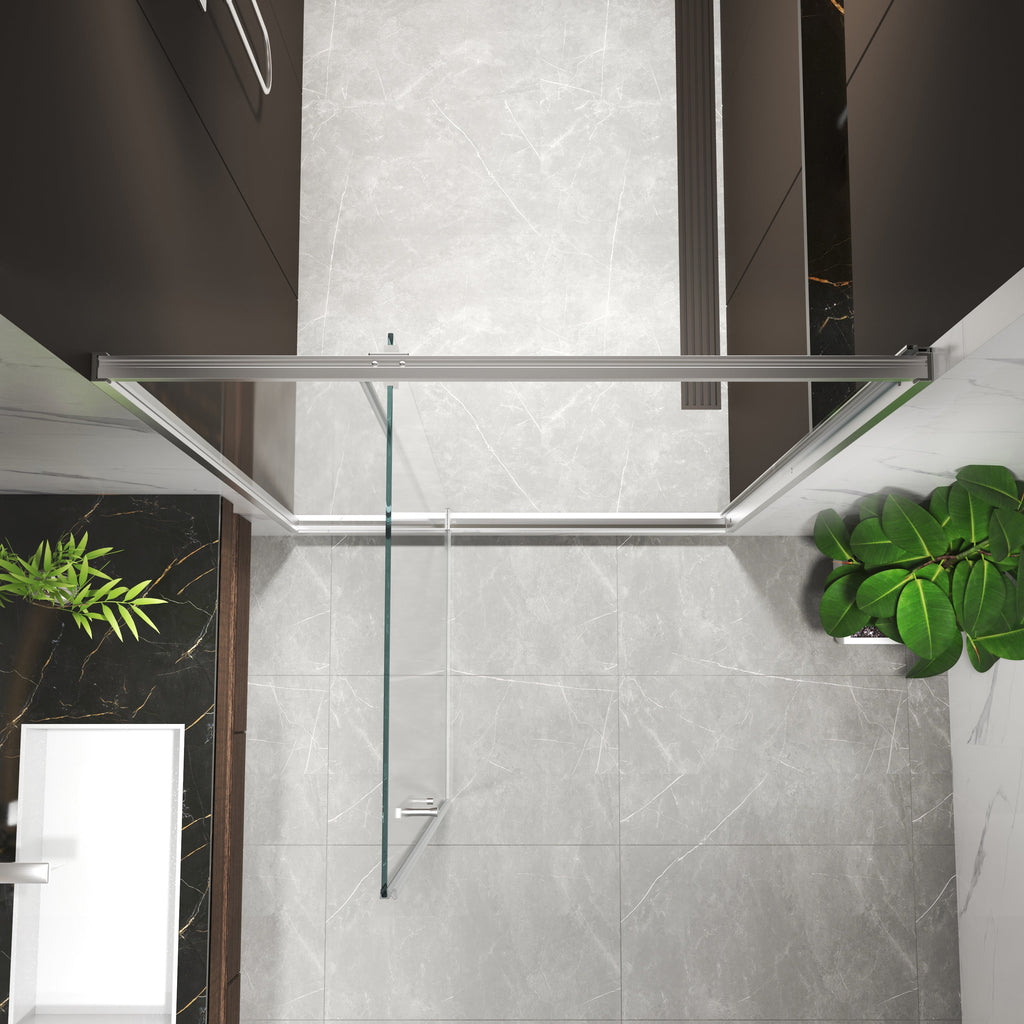 50-54"W X 74"H Pivot Shower Door