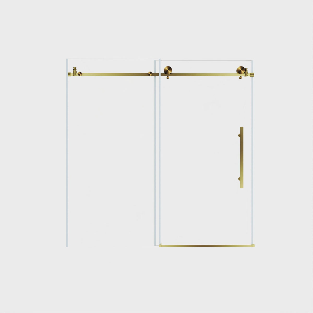 Frameless Shower Door 56-60" W x 60" H