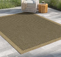Earth GC_NTL1003 Jute/Black Indoor/Outdoor Area Rug