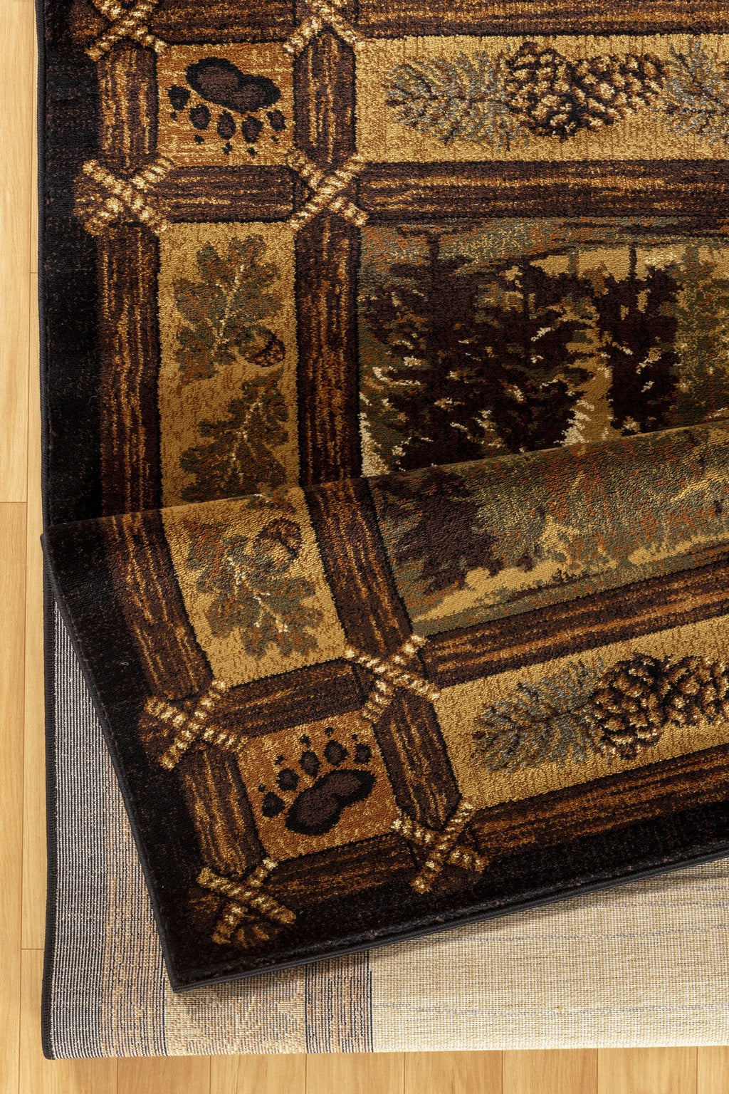 Nature's Nest Lodge Area Rug
