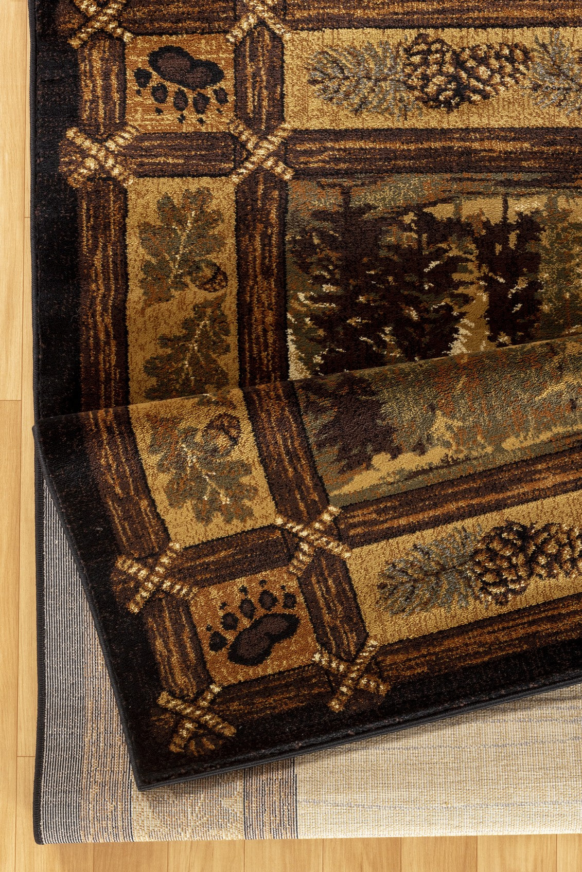 Nature's Nest Lodge Area Rug