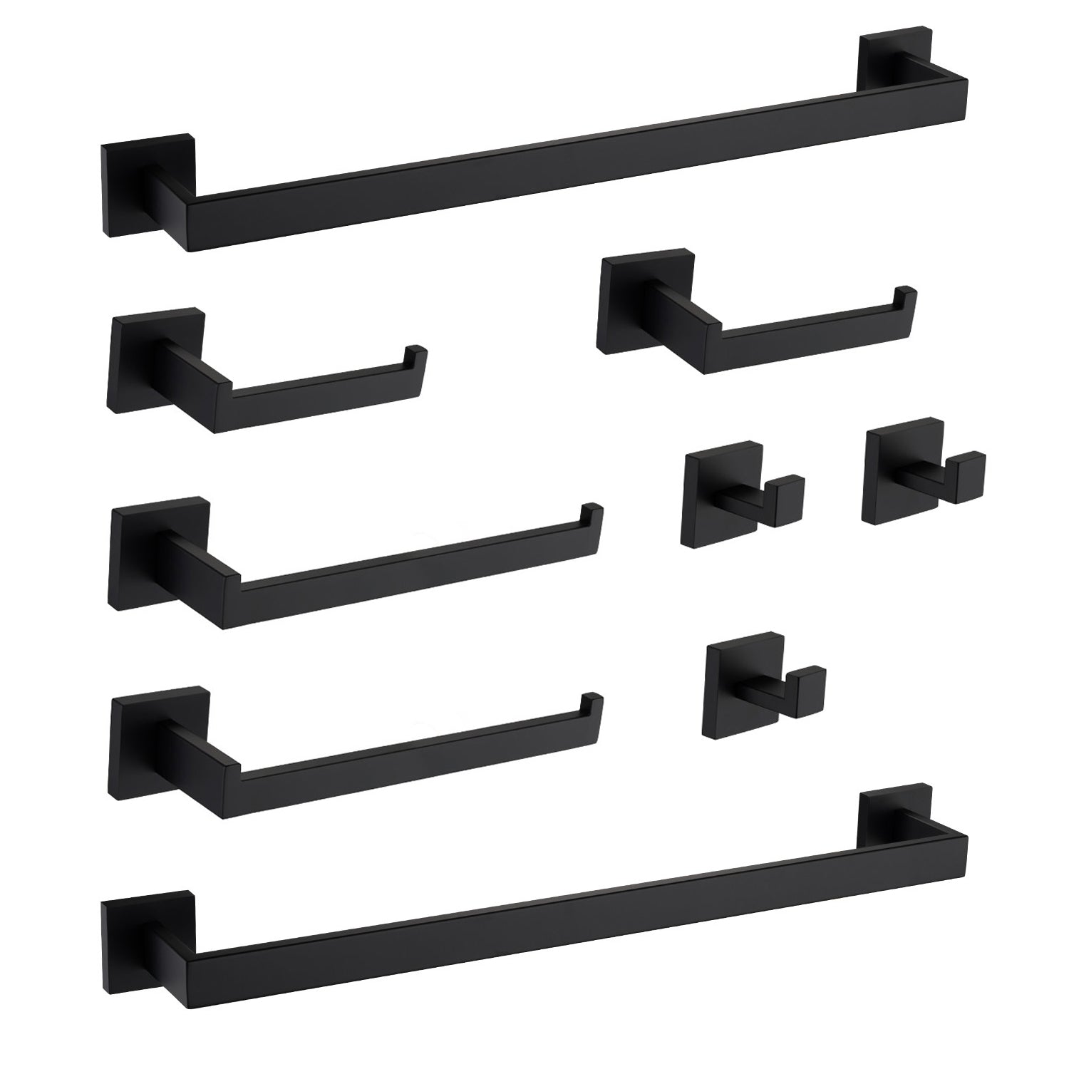 9-Piece Bathroom Hardware Set