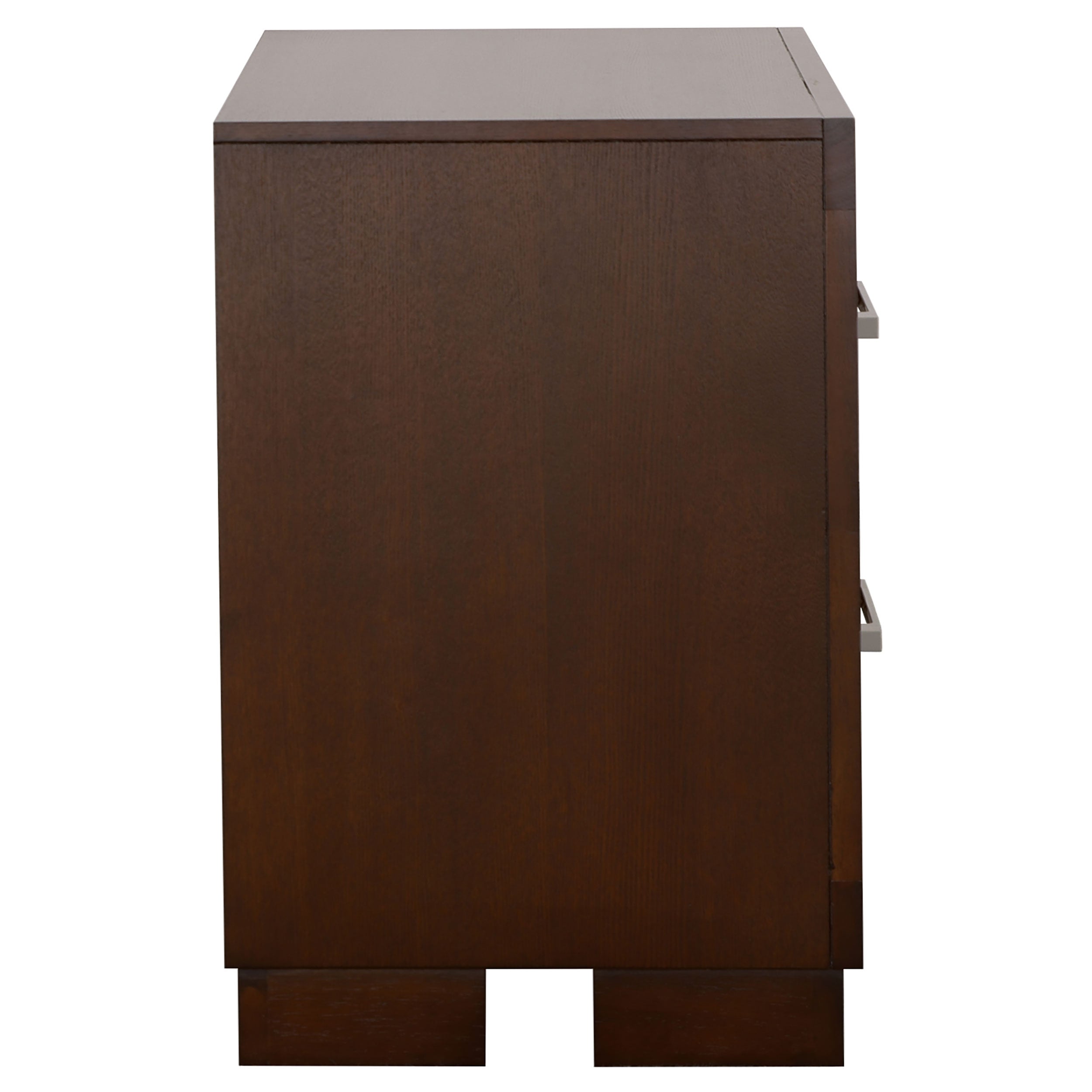 Polk Cappuccino 2-Drawer Nightstand