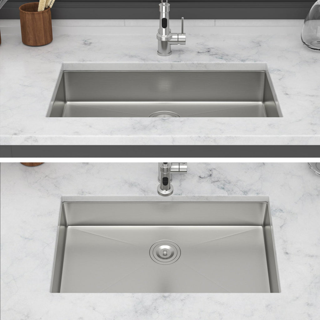 30 Inch ADA-Compliant Kitchen Sink - Undermount Single Bowl