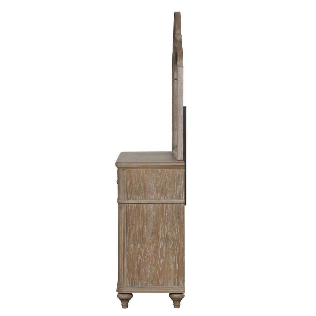 Simple Contemporary 1pc Dresser Rustic