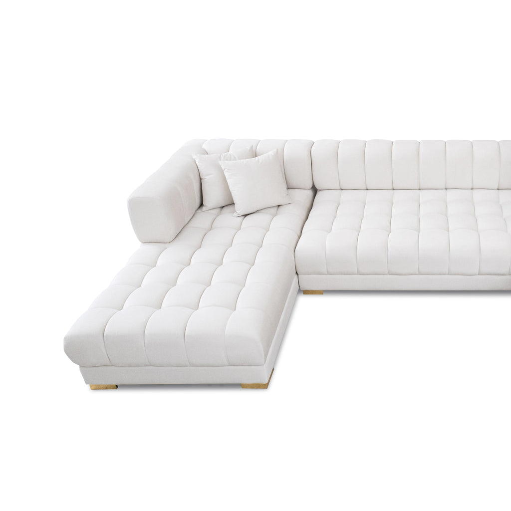 Marlow U-Shaped Velvet Sofa