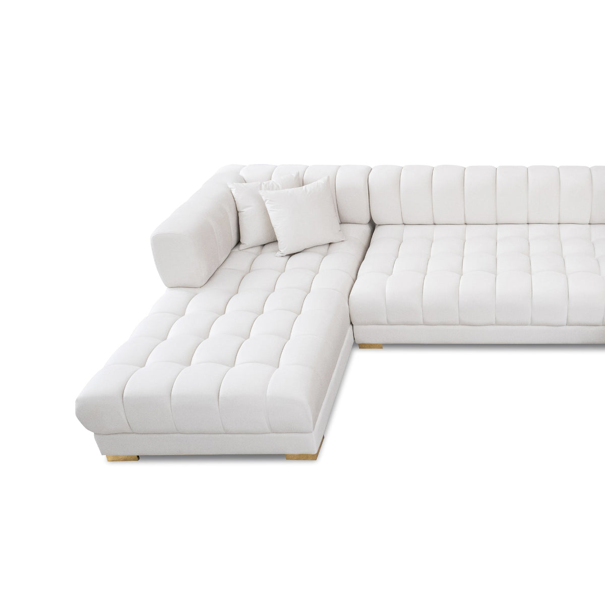 Marlow U-Shaped Velvet Sofa