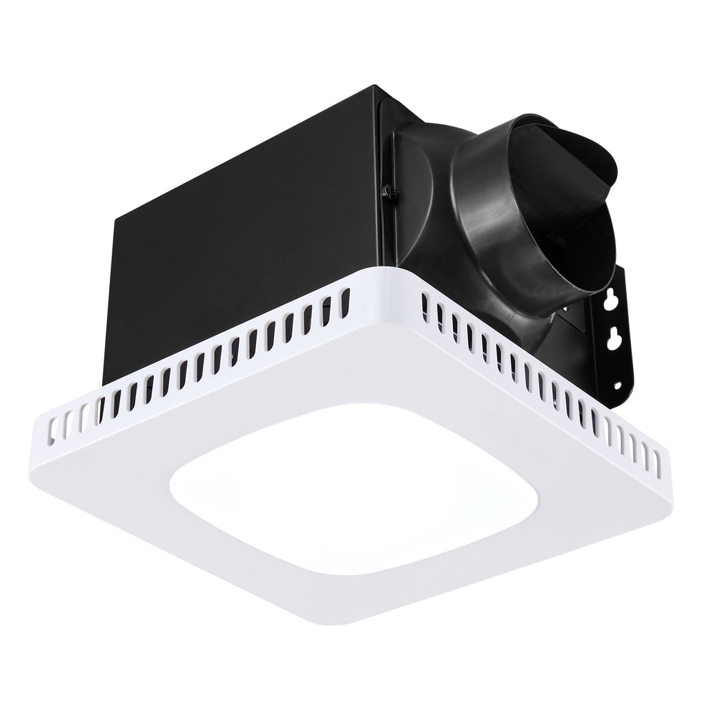Bathroom Exhaust Fan with LED Light, 80-110-130 CFM