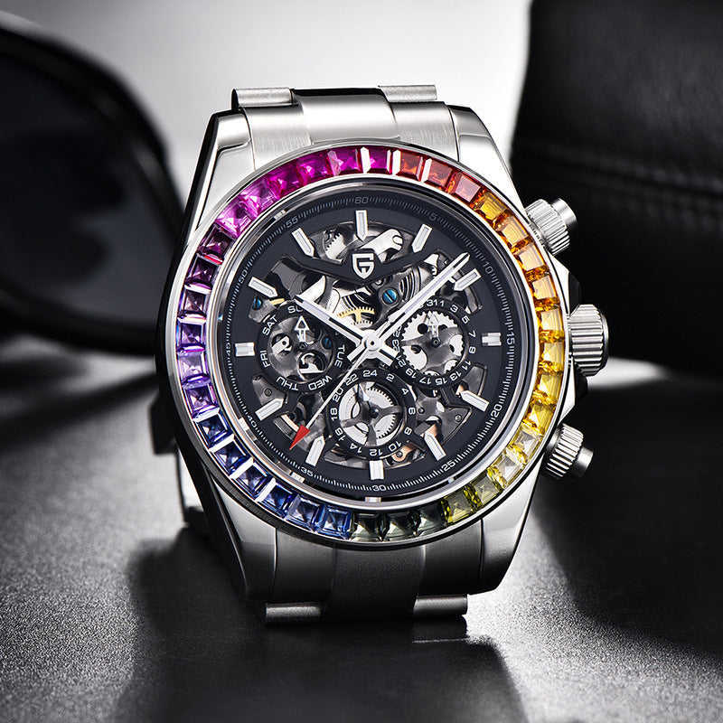 PAGANI DESIGN Mens Watch Multi-functional
