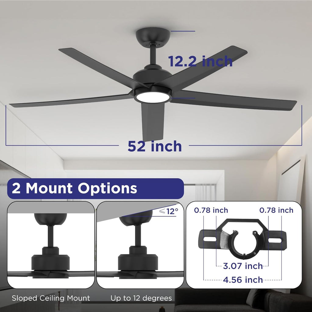 52 Inch Ceiling Fan With Lights