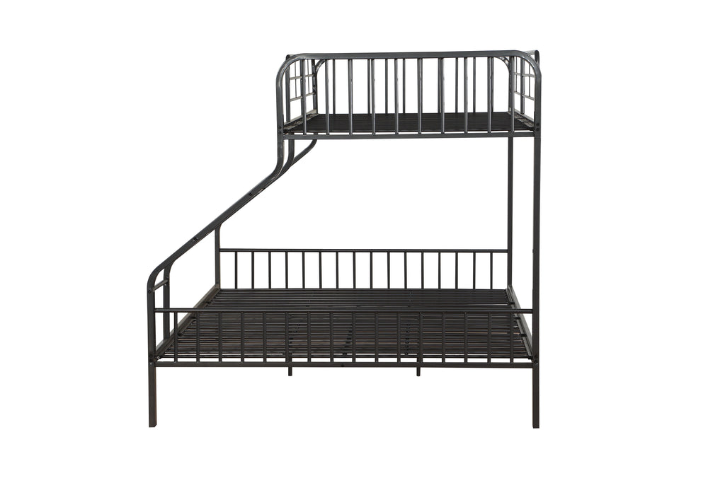 Caius Gunmetal Finish Twin XL/Queen Bunk Bed