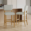Barstools With Rivet Decoration Set of 2