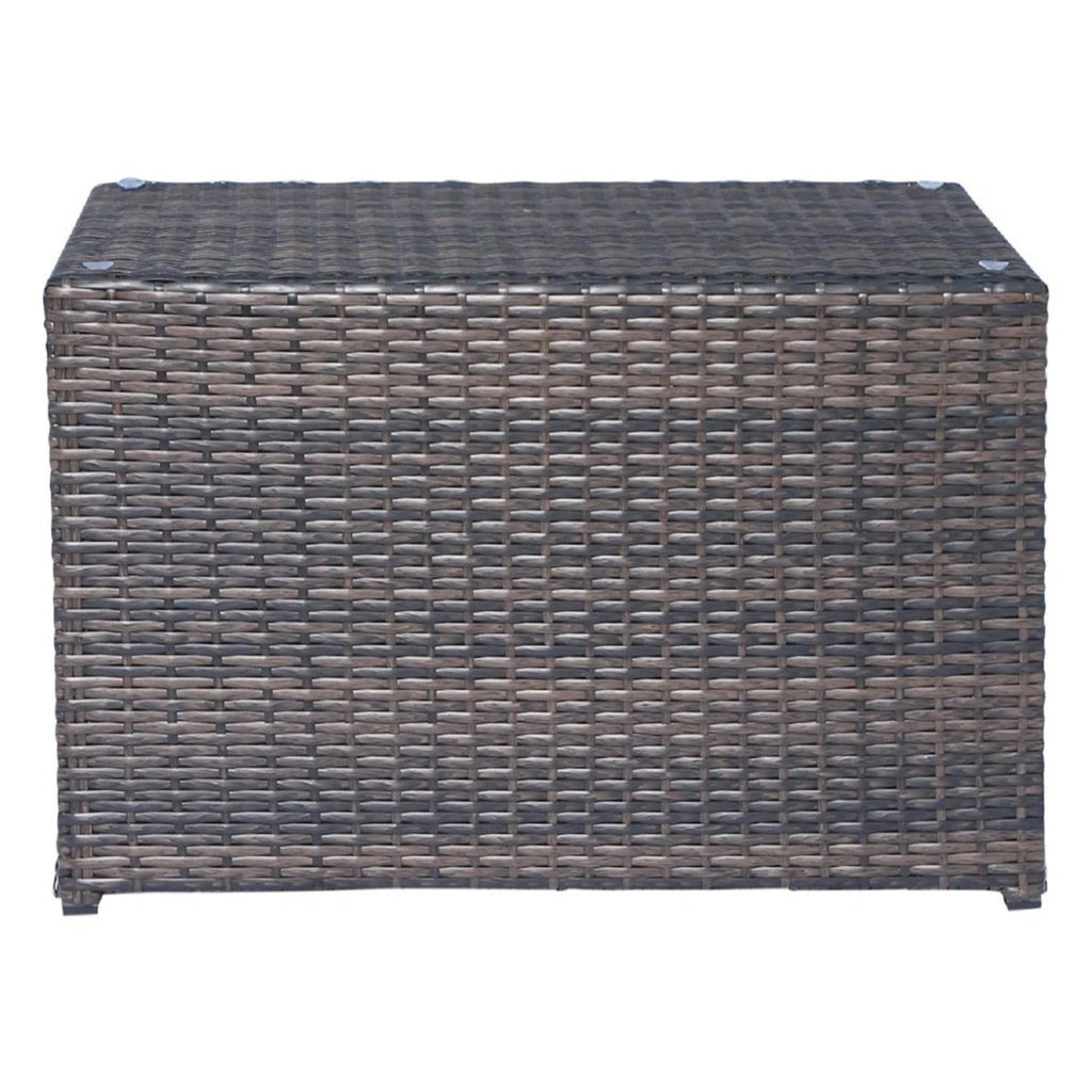 6-Person Wicker Outdoor Seating Group with Cushions