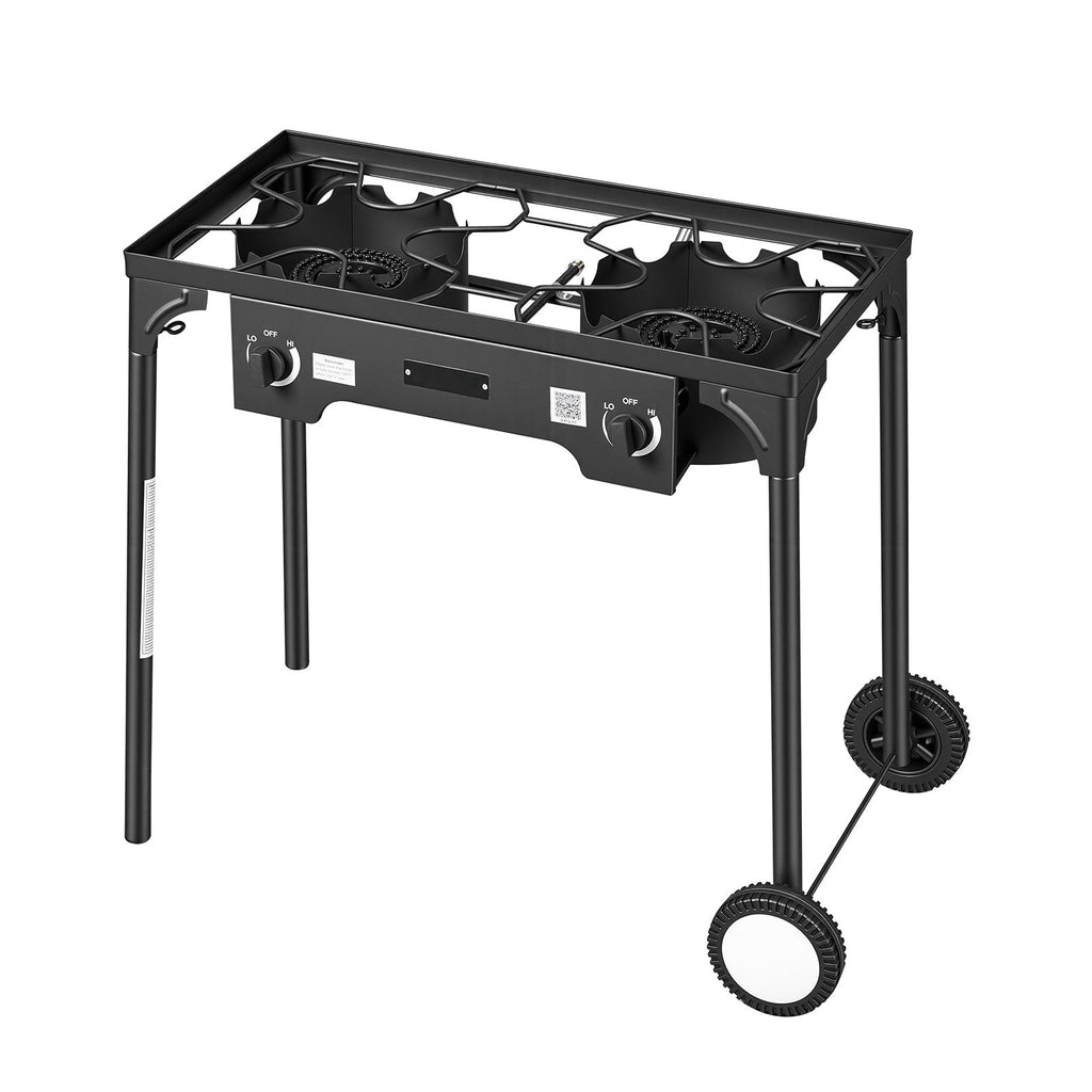 2 Burner Outdoor Propane Gas Stove