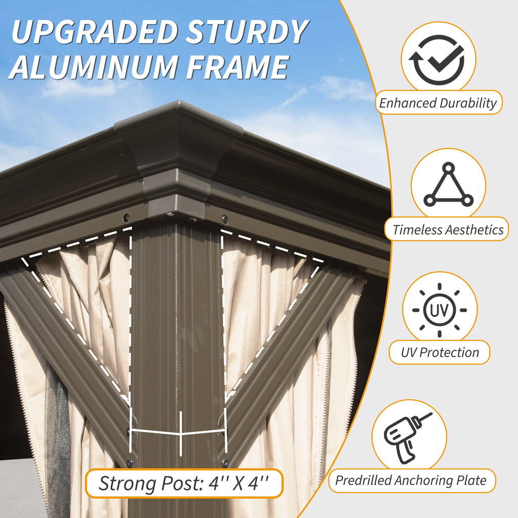14' X 20' Hardtop Gazebo