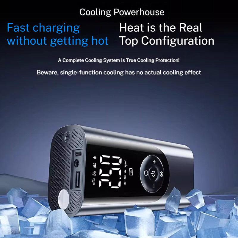 Portable Wireless Car Air Pump With Tire Pressure Monitoring