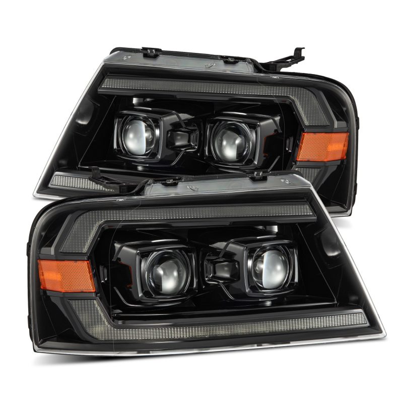 AlphaRex 04-08 Ford F150 PRO-Series Projector Headlights Chrome w/ Sequential Signal and DRL 880136 *Discontinued