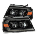 AlphaRex 04-08 Ford F150 PRO-Series Projector Headlights Chrome w/ Sequential Signal and DRL 880136 *Discontinued